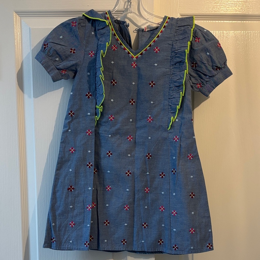 Girls EGG Dress with Embroidered Details